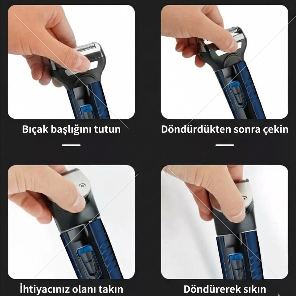 Elimin Altında | 3'ü 1 Arada Tıraş Kiti